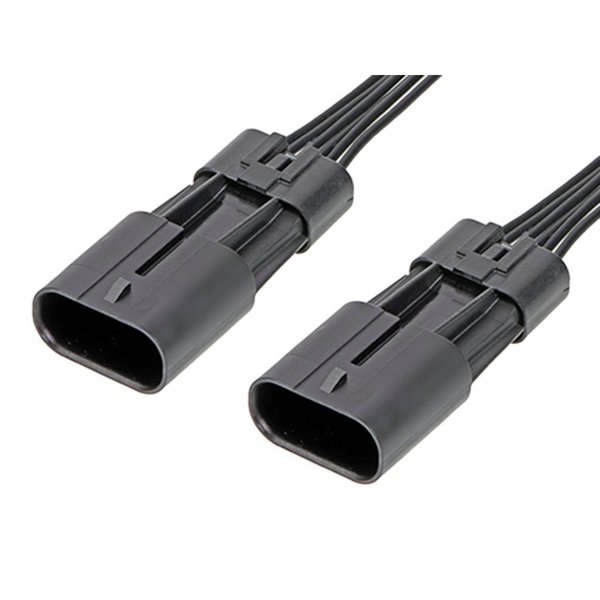 Molex Rectangular Cable Assemblies Squba Ots Cable Plug Sr 150Mm 6Ckt Blk 451460601